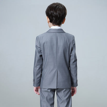 Classic light grey suit set