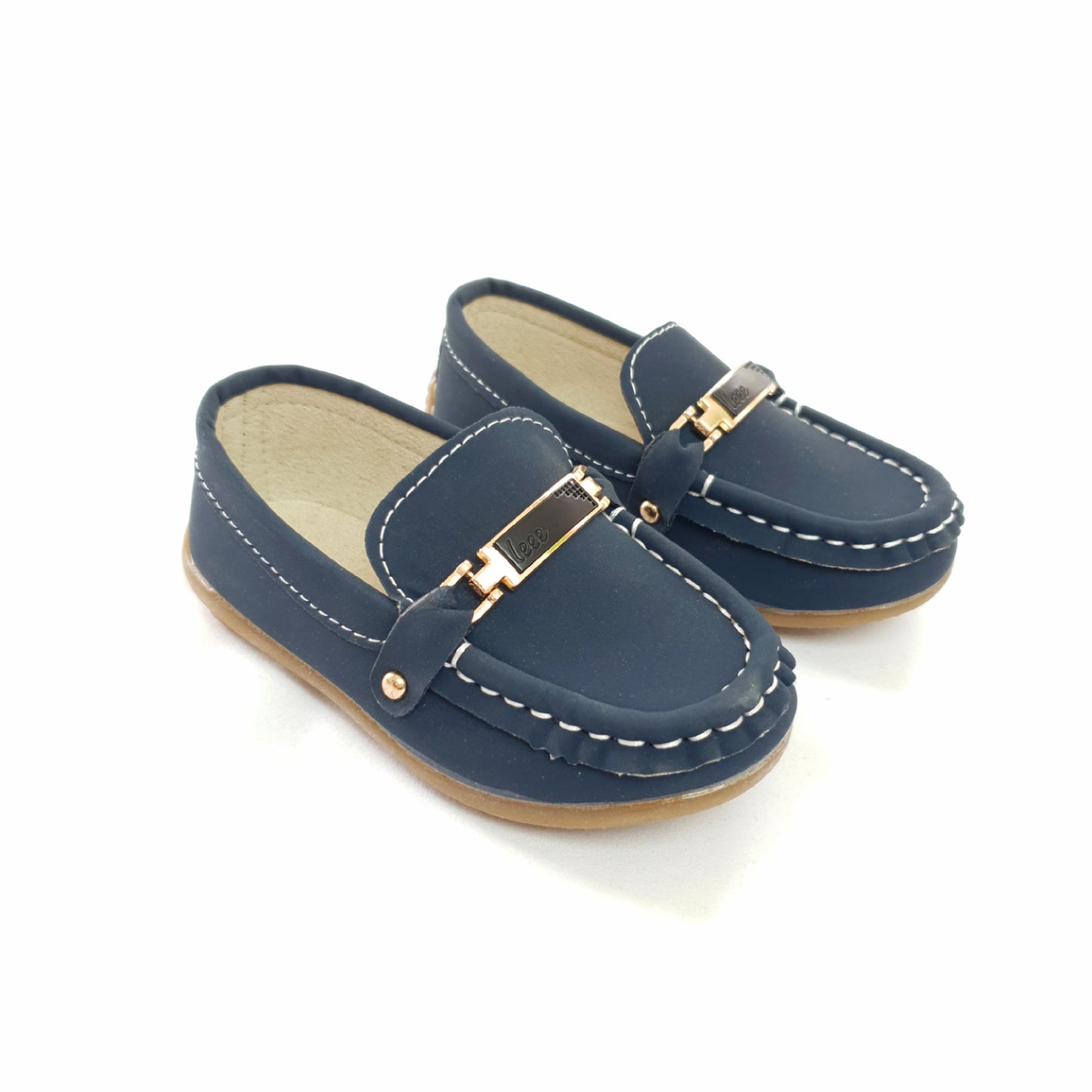 Navy loafers
