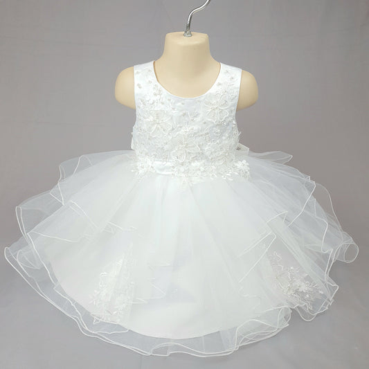 Flower fairy white dress
